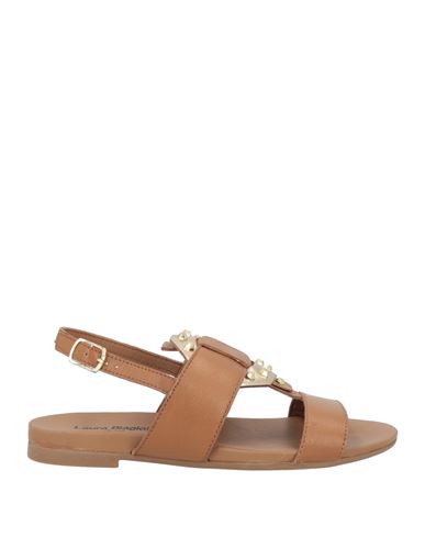 LAURA BIAGIOTTI LAURA BIAGIOTTI WOMAN SANDALS TAN SIZE 8 LEATHER 