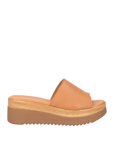 Nila & Nila Woman Sandals Tan Size 8 Leather