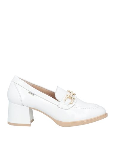 Callaghan Adaptaction Woman Loafers White Size 7 Leather In White