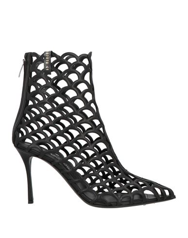 Sergio Rossi Woman Ankle Boots Black Size 6 Leather
