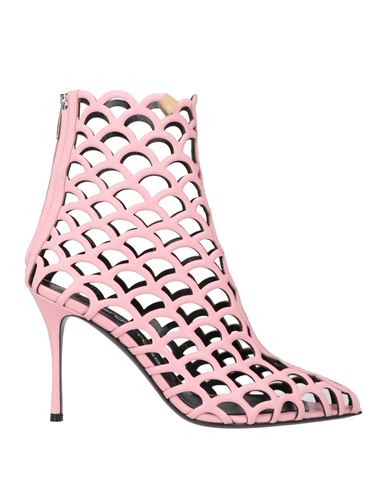 Sergio Rossi Woman Ankle Boots Pink Size 6 Leather