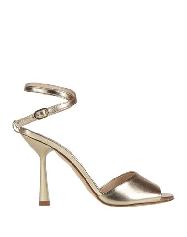 Islo Isabella Lorusso Woman Sandals Gold Size 8 Leather