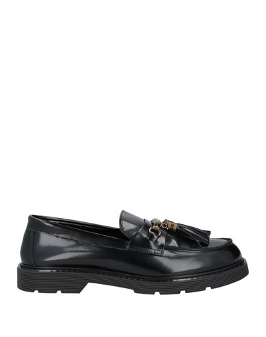 Iodea Woman Loafers Black Size 10 Synthetic Fibers In Black