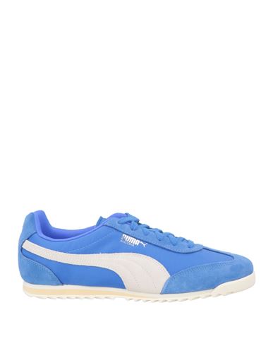 Puma Man Sneakers Azure Size 7.5 Leather, Nylon