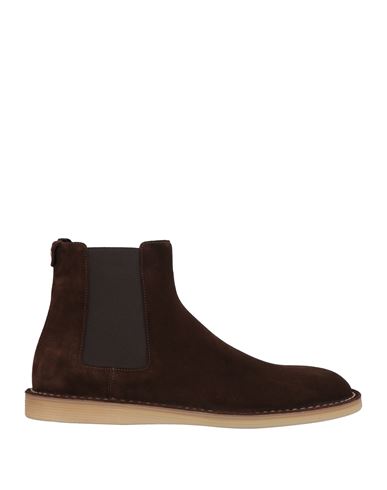 Dolce & Gabbana Man Ankle Boots Dark Brown Size 9 Calfskin