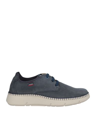 Callaghan Man Sneakers Midnight Blue Size 8 Leather, Textile Fibers