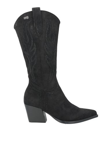 Nazareno Gabrielli Woman Boot Black Size 7 Textile Fibers In Black