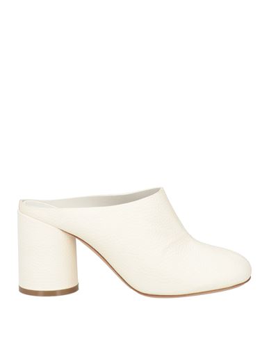 Casadei Woman Mules & Clogs White Size 8 Leather