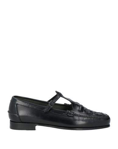 Hereu Woman Ballet Flats Black Size 8 Leather In Black