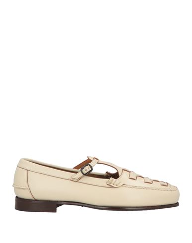 Hereu Woman Ballet Flats Cream Size 8 Leather In White