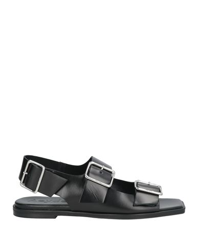 Aeyde Woman Sandals Black Size 7 Calfskin