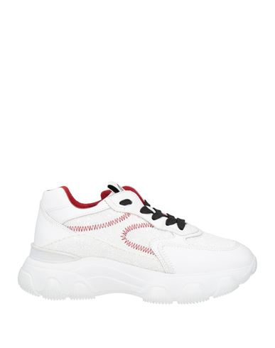 Hogan Woman Sneakers White Size 6.5 Leather