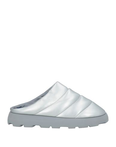 Piumestudio Woman Mules & Clogs Silver Size 7 Textile Fibers In Silver
