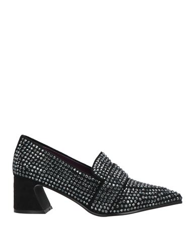 Apepazza Woman Loafers Black Size 8 Textile Fibers In Black