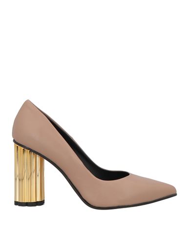 Paru Milano Woman Pumps Light Brown Size 8 Leather In Beige