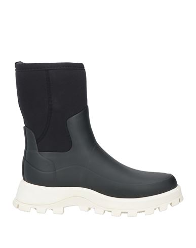 Hunter Woman Ankle Boots Black Size 6 Textile Fibers In Black