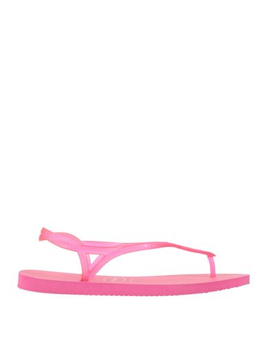 Havaianas Woman Thong Sandal Fuchsia Size 11/12 Plastic In Pink