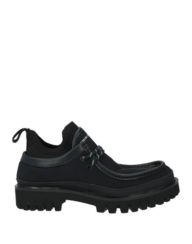 Armani Exchange Man Ankle Boots Black Size 9 Polyester, Rubber, Polyurethane In Black