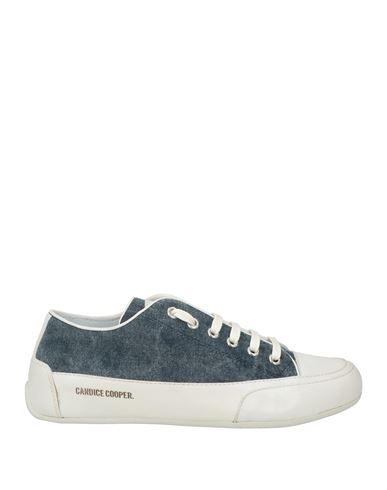 Candice Cooper Woman Sneakers Blue Size 8 Leather, Textile Fibers In Blue