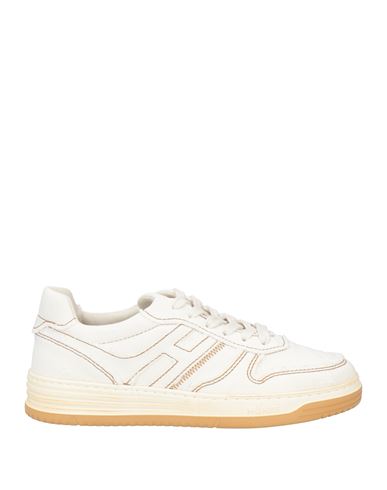 Hogan Man Sneakers Ivory Size 6 Textile Fibers In White