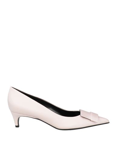Sergio Rossi Woman Pumps Light Pink Size 8 Textile Fibers In Pink