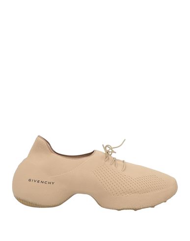 Givenchy Man Sneakers Beige Size 15 Textile Fibers In Beige