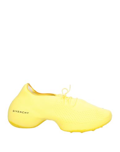 Givenchy Man Sneakers Yellow Size 8 Textile Fibers In Yellow