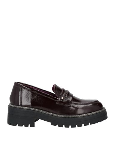 Apepazza Woman Loafers Burgundy Size 8 Leather In Red