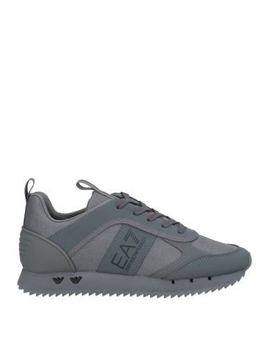 Ea7 Woman Sneakers Lead Size 7 Textile Fibers In Grey