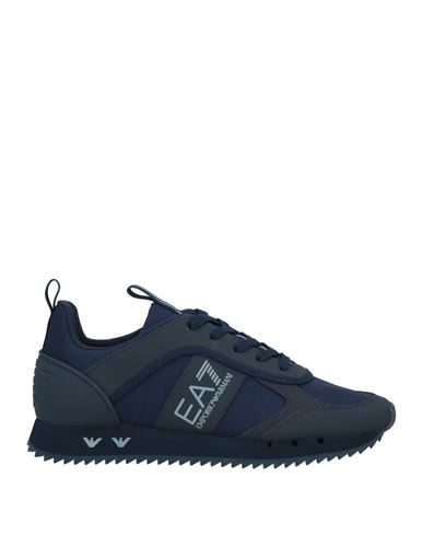 Ea7 Woman Sneakers Navy Size 8 Textile Fibers In Navy