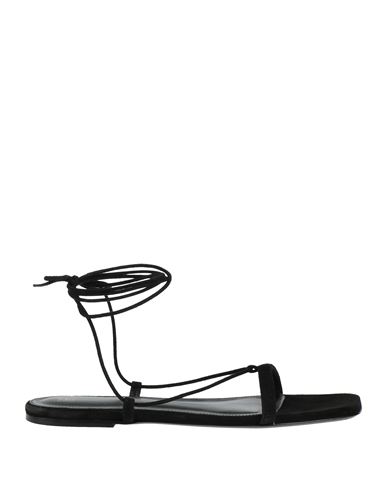 Totême Toteme Suede Sandals For Women In Black