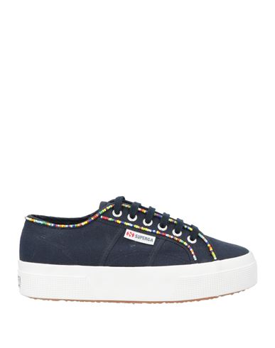 Shop Superga Woman Sneakers Midnight Blue Size 7.5 Textile Fibers