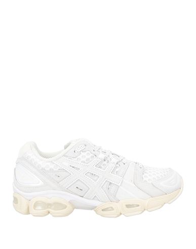 Asics X Ennoy Woman Sneakers White Size 4 Leather, Textile Fibers In White