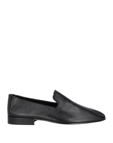Sandro Man Loafers Black Size 9 Leather In Black