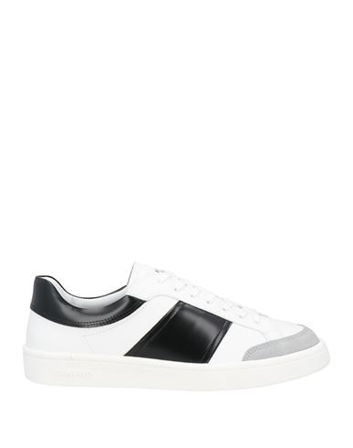 Sandro Man Sneakers White Size 9 Leather In White