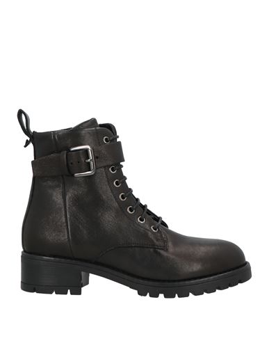 Minelli Woman Ankle Boots Black Size 8 Leather In Black