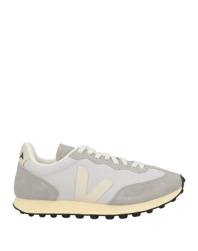 Veja Woman Sneakers Light Grey Size 7 Textile Fibers, Leather In Gray