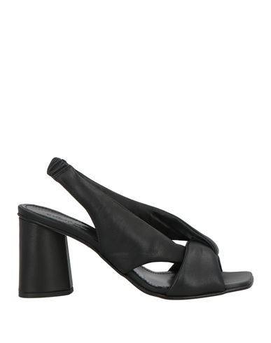 Ottod'ame Woman Sandals Black Size 8 Leather