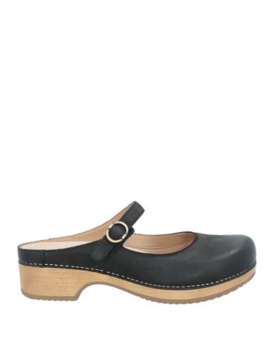 Dansko Woman Mules & Clogs Black Size 6 Leather In Black