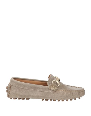 Baldinini Woman Loafers Taupe Size 6 Leather