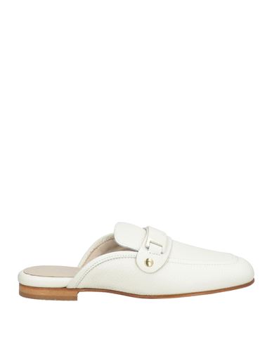 Baldinini Woman Mules & Clogs White Size 6 Leather In White