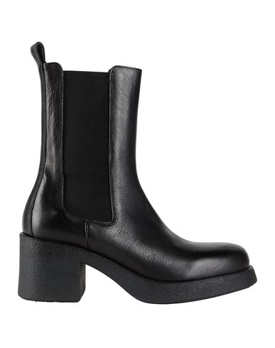 Oa Non-fashion Woman Ankle Boots Black Size 10 Calfskin