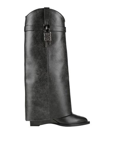 GIVENCHY GIVENCHY WOMAN BOOT CHARCOAL SIZE 7 BULL SKIN 