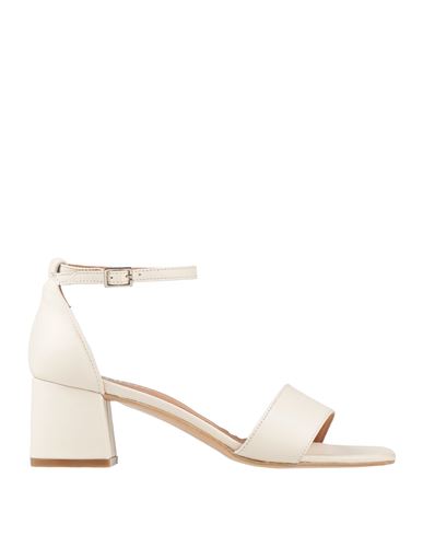 Ovyè Ovyé Woman Sandals Off White Size 7 Leather In Off White