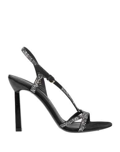 Shop Ferragamo Woman Sandals Black Size 7.5 Goat Skin