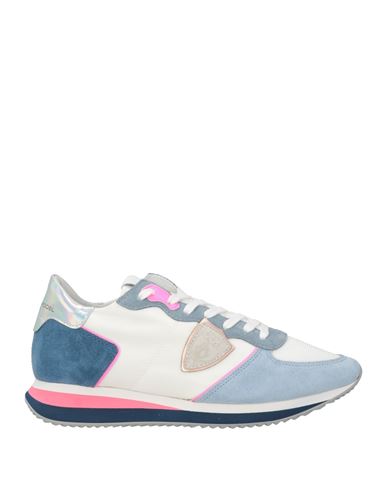 Philippe Model Woman Sneakers White Size 6 Leather, Textile Fibers In White