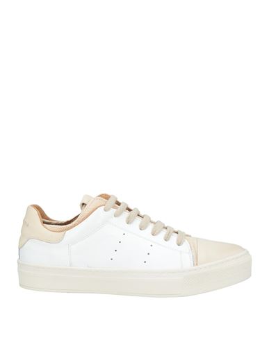 Baldinini Woman Sneakers Beige Size 10 Leather In Beige
