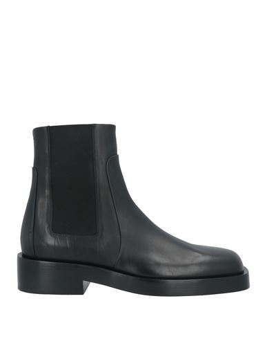 Jil Sander Man Ankle Boots Black Size 11 Calfskin In Black
