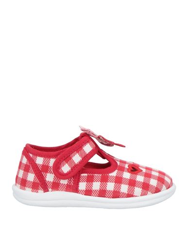 Monnalisa Toddler Girl Loafers Red Size 9.5c Cotton, Elastane In Red
