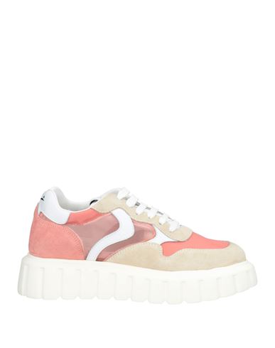 Shop Voile Blanche Woman Sneakers Beige Size 8 Leather, Textile Fibers